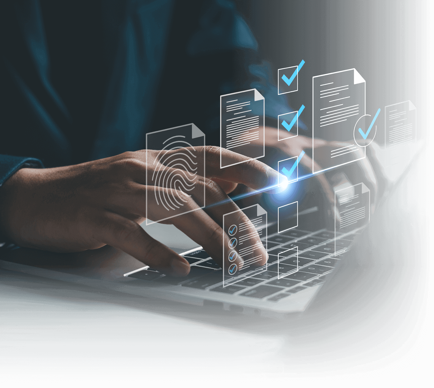 Fingering printing and background checks